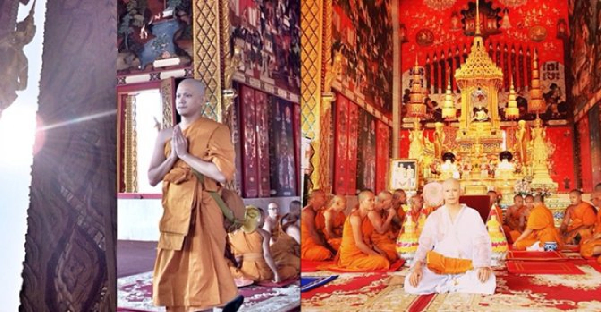 'ฌอห์ณ จินดาโชติ'บวชทดแทนคุณพ่อแม่ 'ฌอห์ณ จินดาโชติ'บวชทดแทนคุณพ่อแม่
