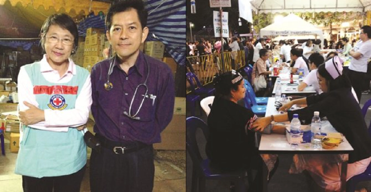 'เพราะที่นี่...มีคนไข้'หน่วยแพทย์กลางมวลชน 'เพราะที่นี่...มีคนไข้'หน่วยแพทย์กลางมวลชน