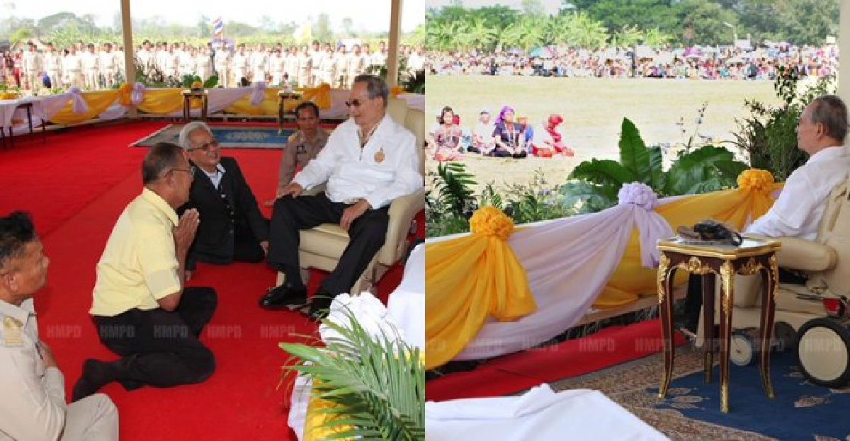 'ในหลวง'เสด็จฯโครงการห้วยสัตว์ใหญ่ 'ในหลวง'เสด็จฯโครงการห้วยสัตว์ใหญ่