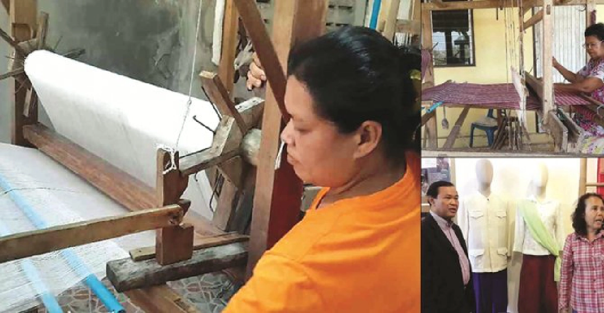 กลุ่มทอผ้าสตรีนาหมื่นศรี ขอสวัสดิการผู้รับงานทำที่บ้าน กลุ่มทอผ้าสตรีนาหมื่นศรี ขอสวัสดิการผู้รับงานทำที่บ้าน