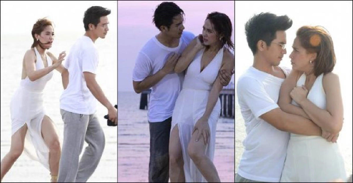 'พลอย'ปิ๊ง'โป๊ป'กอดอุ้มขึ้นจากน้ำ 'พลอย'ปิ๊ง'โป๊ป'กอดอุ้มขึ้นจากน้ำ