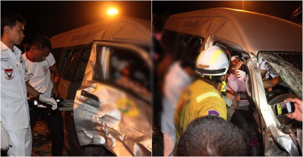 ตู้แหกโค้งประสานงารถตู้'นทท.'เจ็บระนาว ตู้แหกโค้งประสานงารถตู้'นทท.'เจ็บระนาว