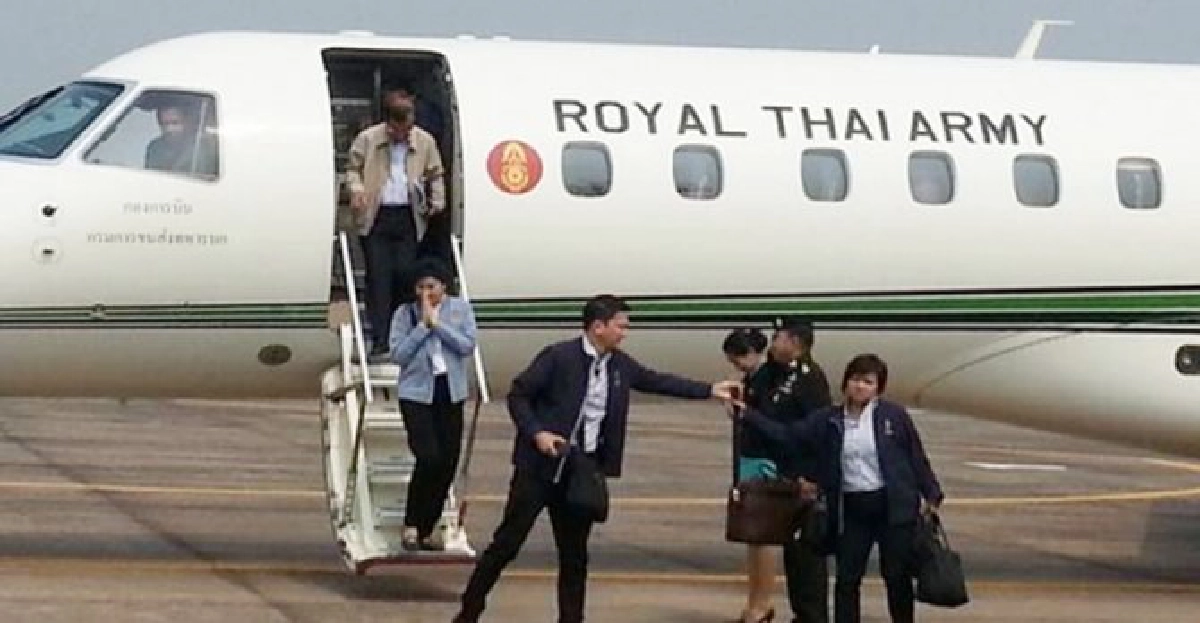 'นายกฯ'บินถึงสกลนครแล้ว! 'นายกฯ'บินถึงสกลนครแล้ว!