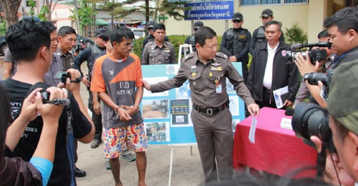 รวบแล้ว!หนุ่มฆ่าโหดเผาสองผัวเมียอุดร