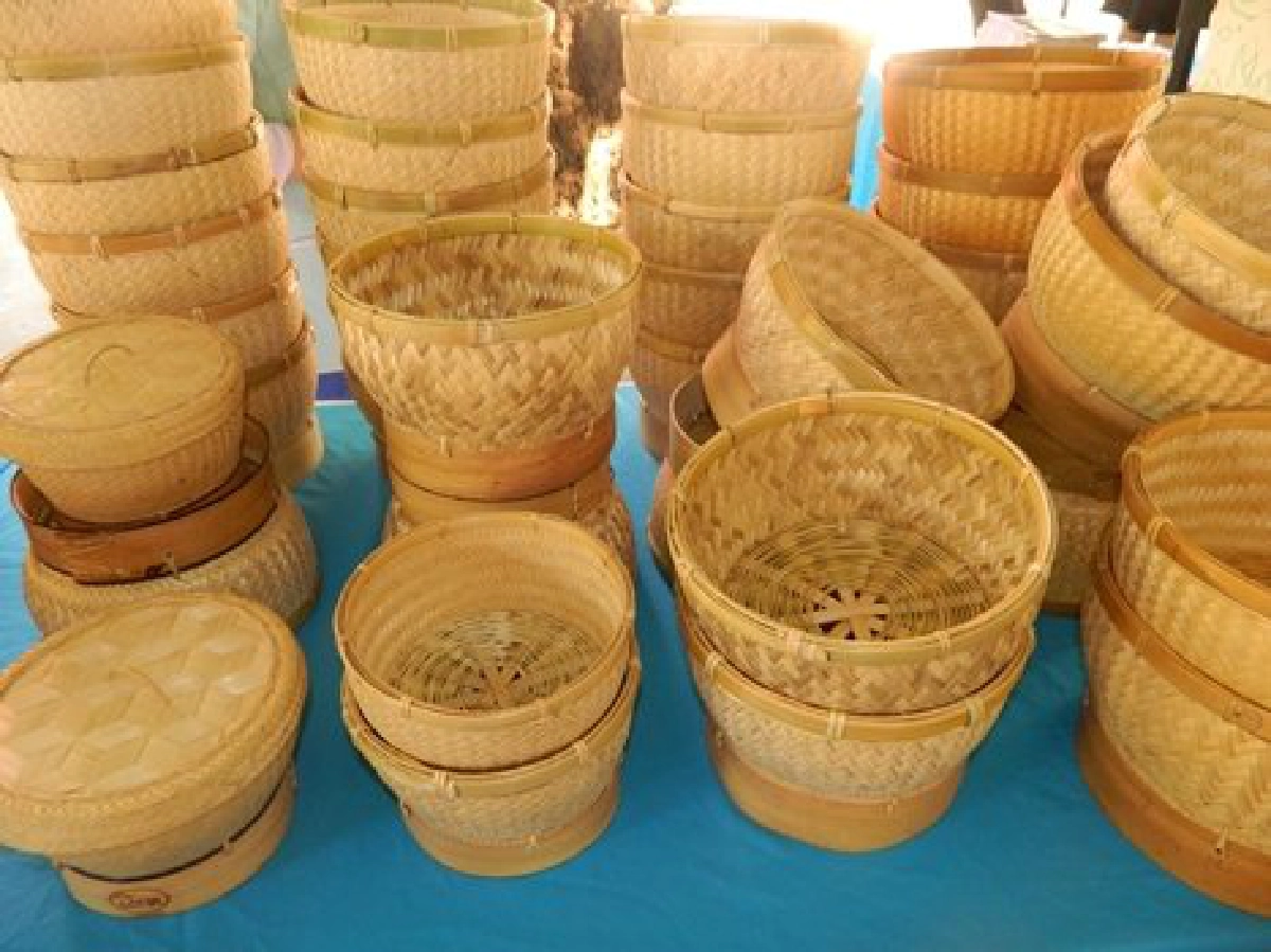 'หวดอัตโนมัติ'งานจากไม้ไผ่จักสาน