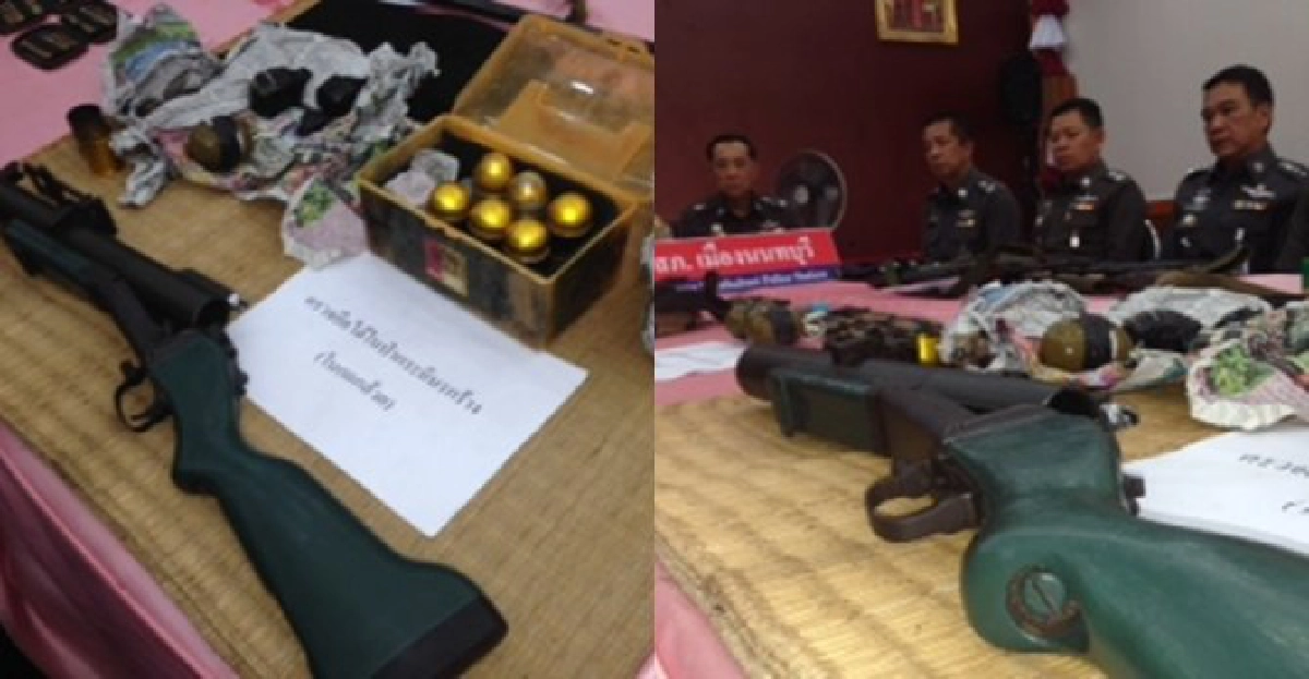 รอง.ผบ.ตร.แถลงจับการ์ดกวป.อาวุธเพียบ รอง.ผบ.ตร.แถลงจับการ์ดกวป.อาวุธเพียบ