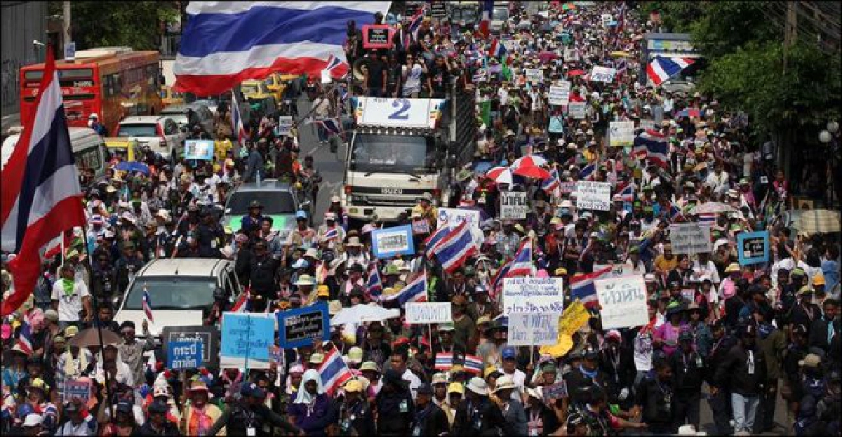'กปปส.'ปักหลักชุมนุมสวนลุม 'กปปส.'ปักหลักชุมนุมสวนลุม