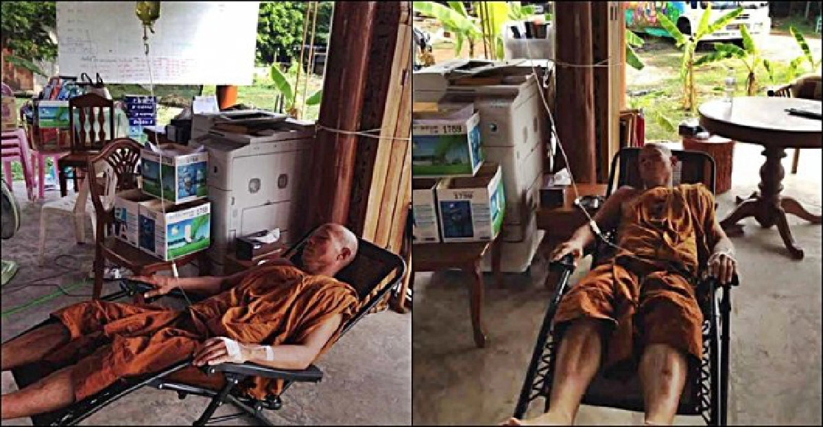 'พุทธะอิสระ'อาพาธ!นอนให้น้ำเกลือ 'พุทธะอิสระ'อาพาธ!นอนให้น้ำเกลือ