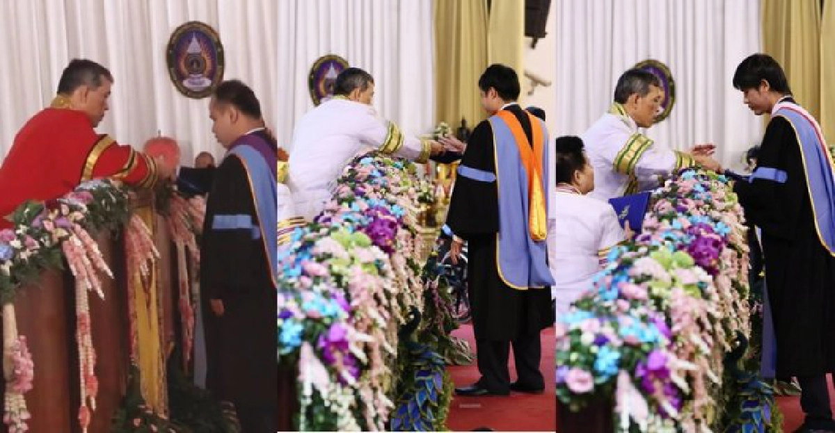 สองพระหัตถ์ประคองบัณฑิตใหม่ป่วยมะเร็งสมอง สองพระหัตถ์ประคองบัณฑิตใหม่ป่วยมะเร็งสมอง