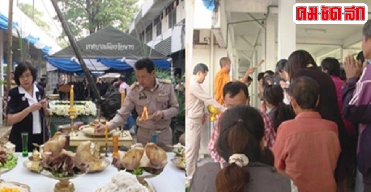 'พ่อเมืองชัยนาท'วางศิลาฤกษ์ลิฟท์รพ.ชัยนาท
