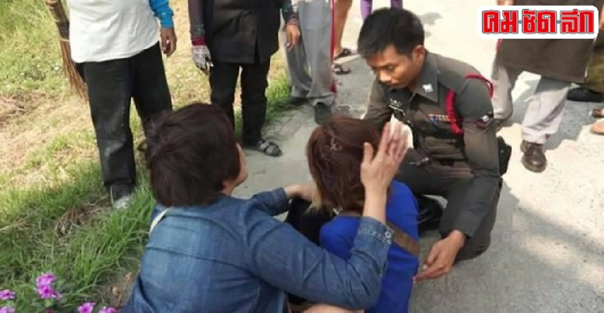 หวิดดับ!แฟนบอกเลิกสาววิ่งให้รถชน หวิดดับ!แฟนบอกเลิกสาววิ่งให้รถชน