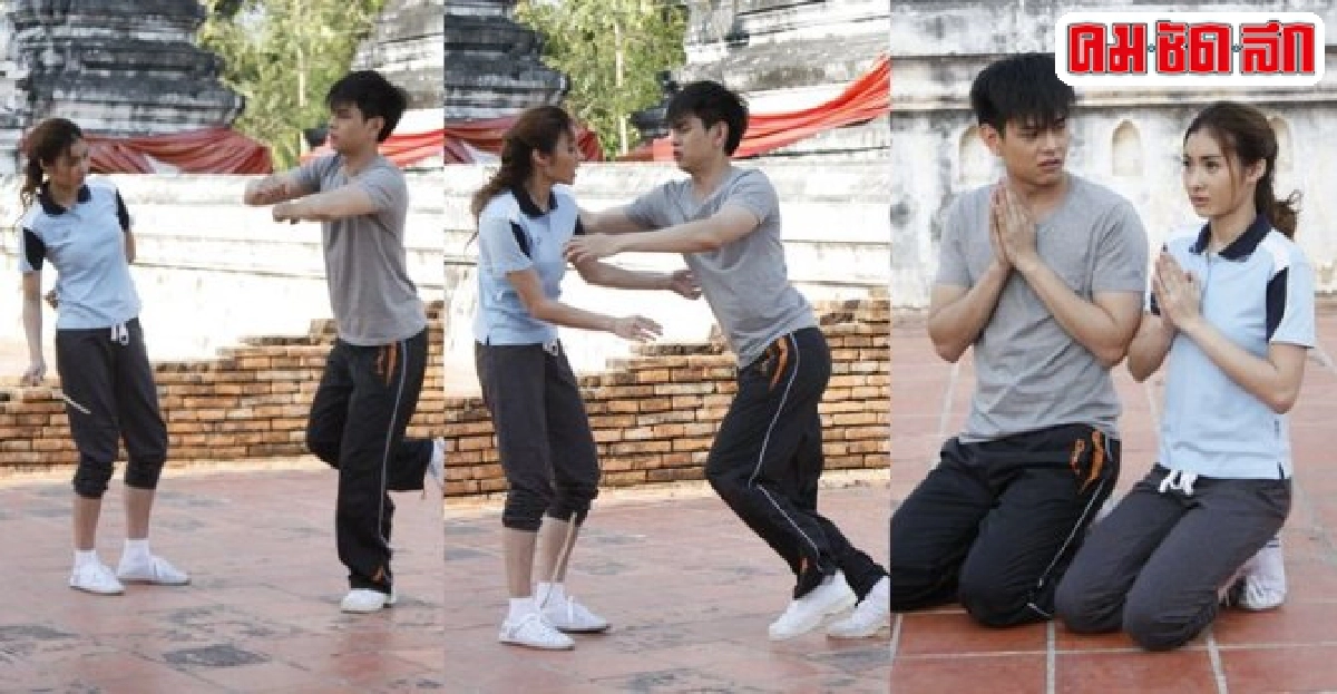 มดเขินเดินล้มทับเอี๊ยงในลิเกหมัดสั่ง มดเขินเดินล้มทับเอี๊ยงในลิเกหมัดสั่ง