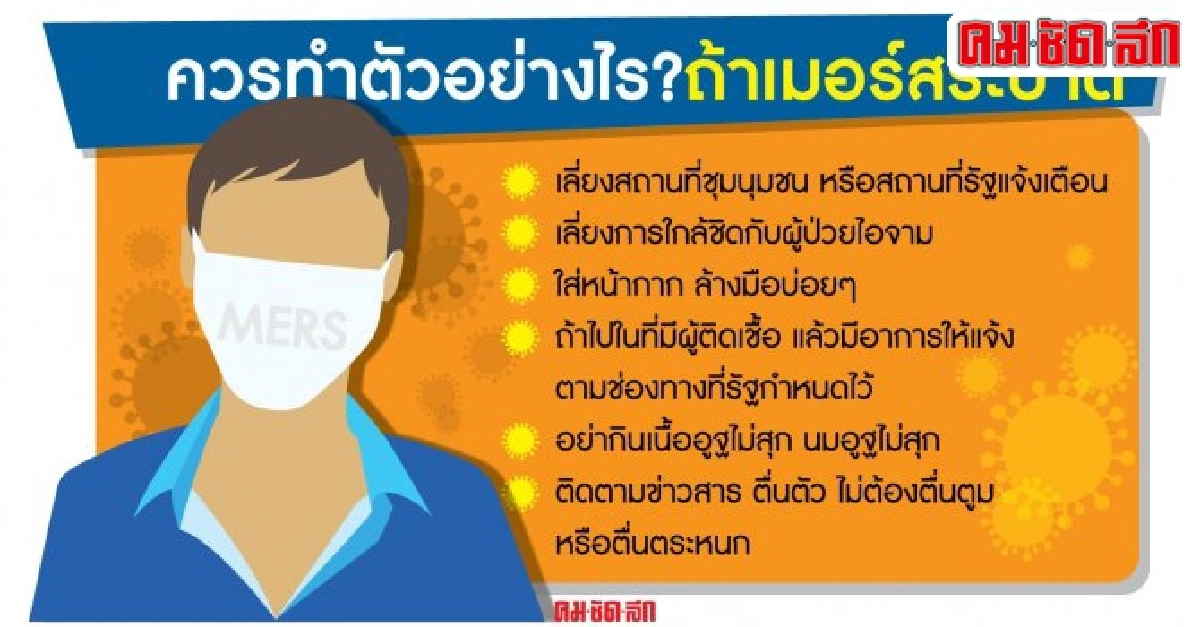 ศึกษาบทเรียนเกาหลีโมเดลไทยรับมือเมอร์ส ศึกษาบทเรียนเกาหลีโมเดลไทยรับมือเมอร์ส