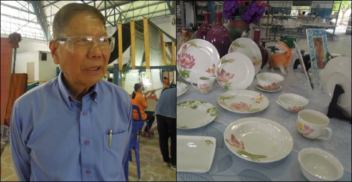 ศูนย์ศิลปาชีพ 'สีบัวทอง' ฝึกชาวบ้านสู่งานฝีมือเด่น