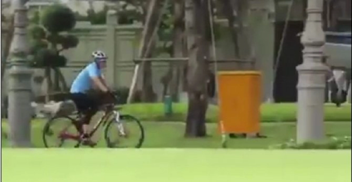 พระบรมฯทรงซักซ้อมทรงจักรยานกิจกรรมbike for mom พระบรมฯทรงซักซ้อมทรงจักรยานกิจกรรมbike for mom