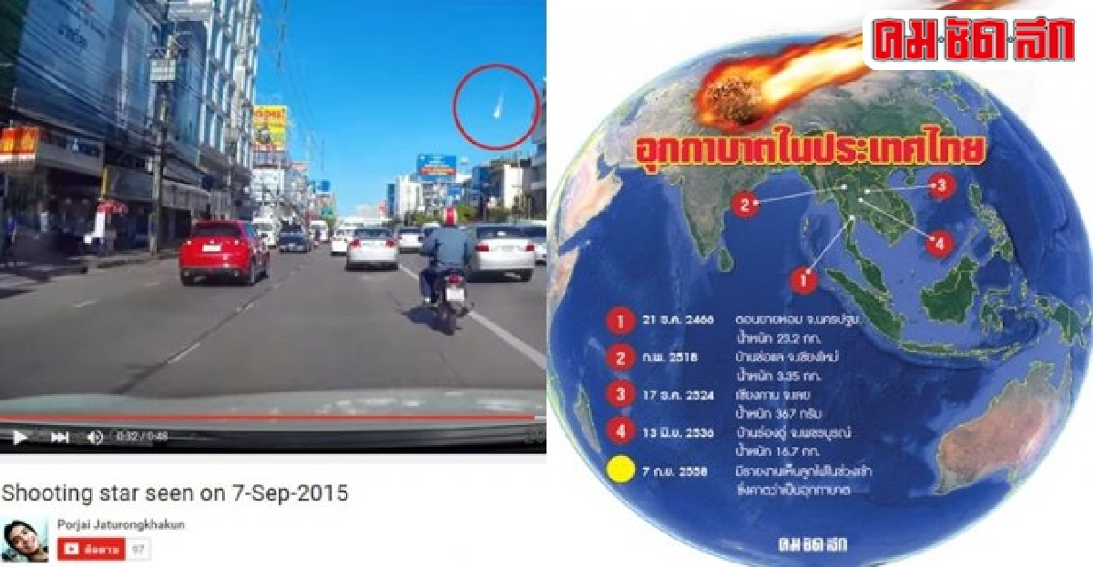 ไทยเสี่ยงอุกกาบาตพุ่งชน? ไทยเสี่ยงอุกกาบาตพุ่งชน?