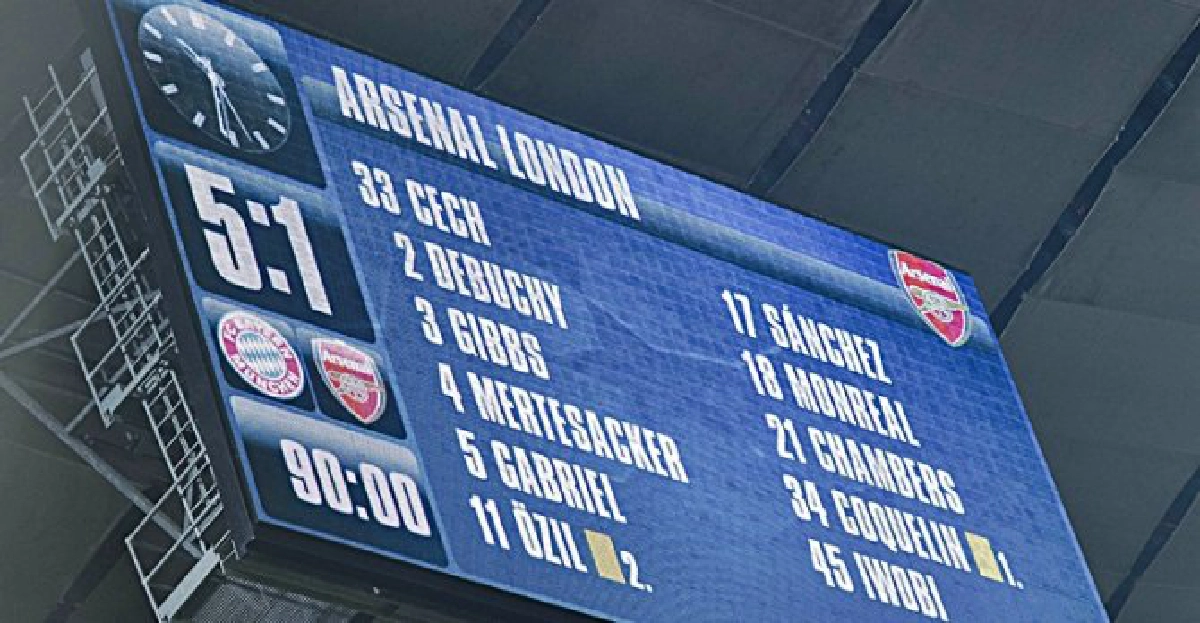 ปืนสุดยับแพ้1-5เวนเกอร์ยังหวัง ปืนสุดยับแพ้1-5เวนเกอร์ยังหวัง