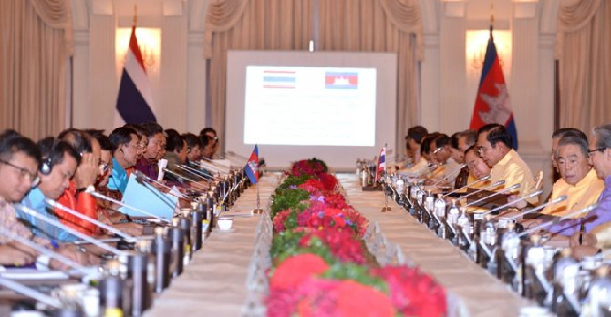 นายกฯประชุมครม.ร่วมไทย-กัมพูชา นายกฯประชุมครม.ร่วมไทย-กัมพูชา