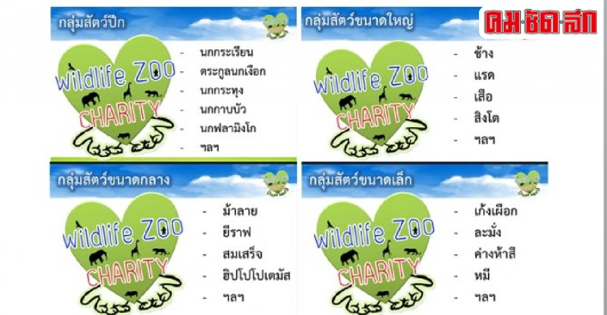 'องค์การสวนสัตว์'ผุดโครงการพ่อแม่บุญธรรมสัตว์ 'องค์การสวนสัตว์'ผุดโครงการพ่อแม่บุญธรรมสัตว์