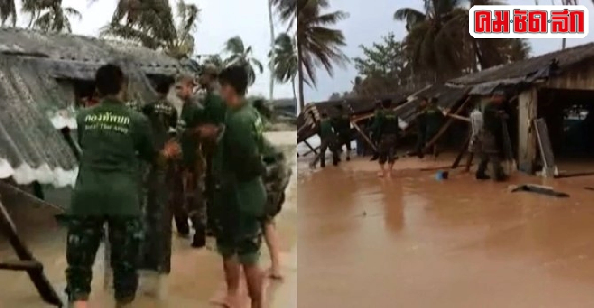 ทะเลกลืนบ้านกว่า10หลังแหลมตะลุมพุก ทะเลกลืนบ้านกว่า10หลังแหลมตะลุมพุก
