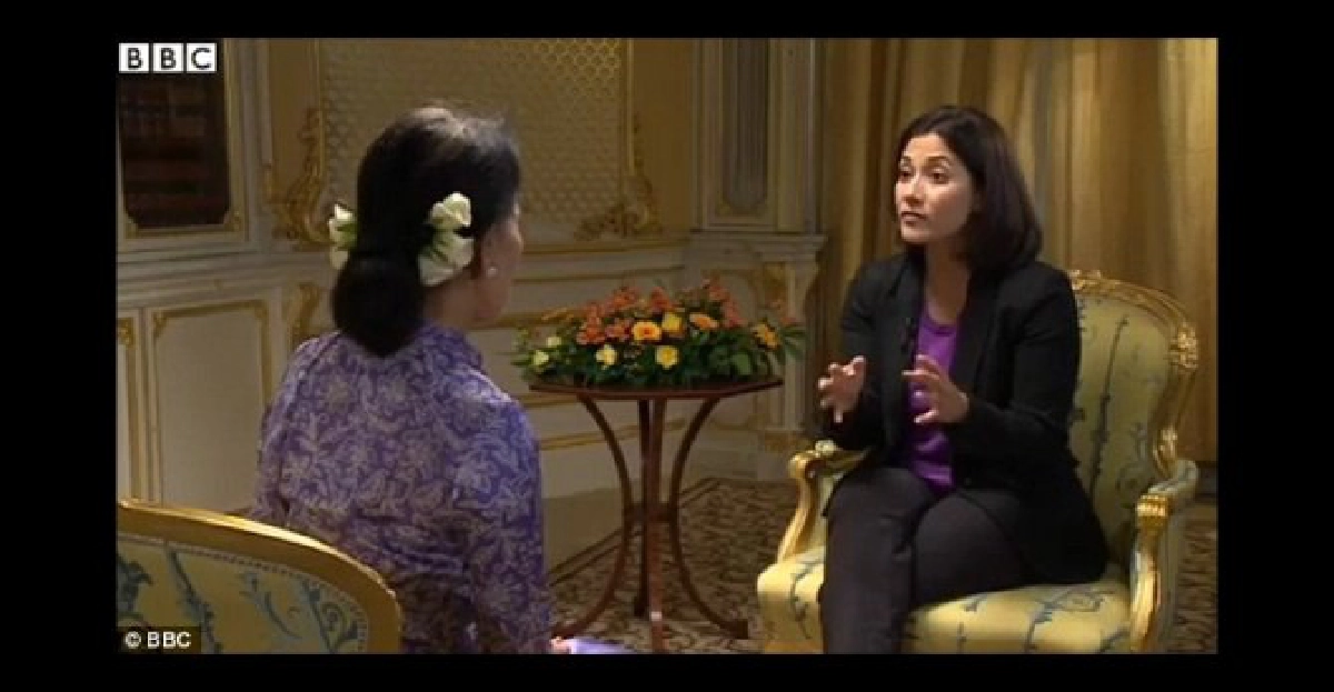 'ซูจี'ฉุนถูกมุสลิมสัมภาษณ์