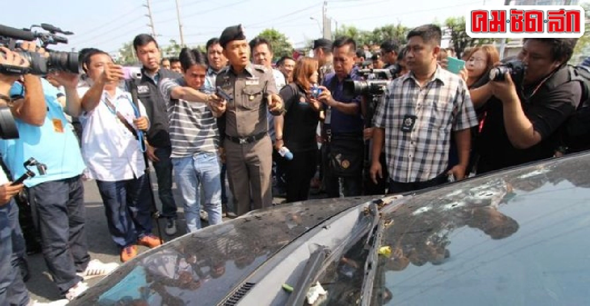 คุมมือปืนทำแผนประกบยิงวีออสตลาดคลองเตย คุมมือปืนทำแผนประกบยิงวีออสตลาดคลองเตย