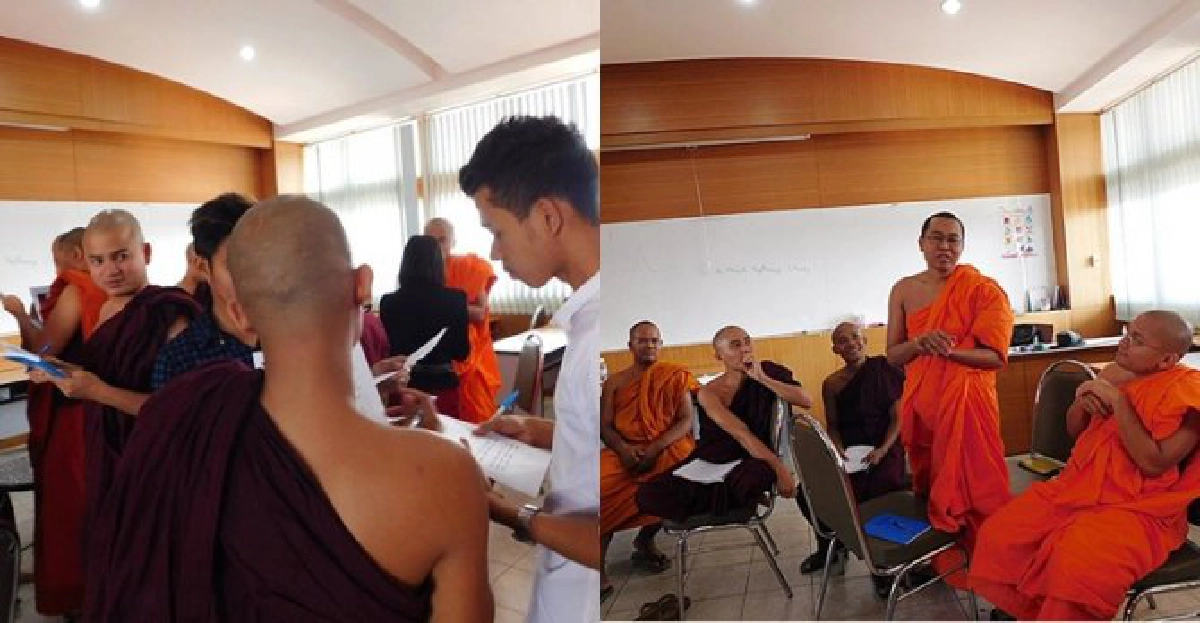 มหาจุฬาฯอาสาพัฒนาภาษาอังกฤษแก่พระมอญ มหาจุฬาฯอาสาพัฒนาภาษาอังกฤษแก่พระมอญ