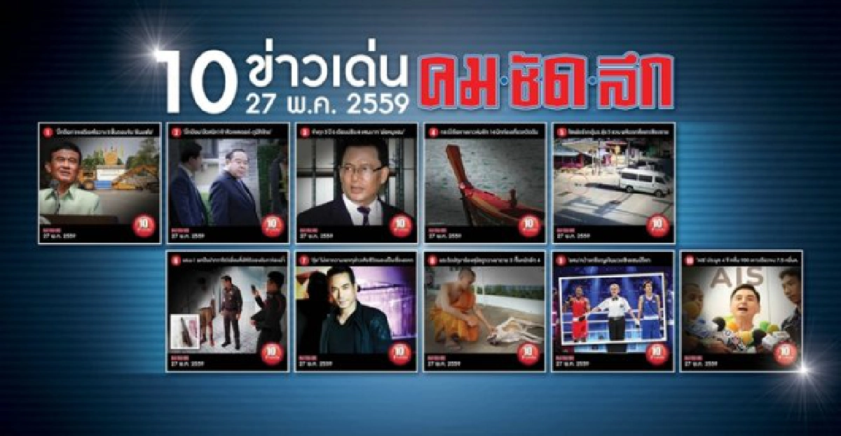 10 ข่าวเด่นคมชัดลึก 10 ข่าวเด่นคมชัดลึก