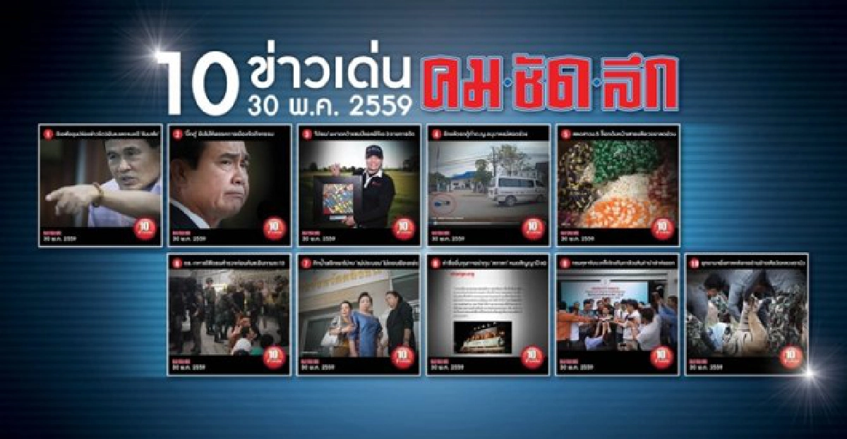 10 ข่าวเด่นคมชัดลึก 10 ข่าวเด่นคมชัดลึก