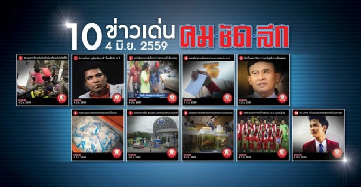 10 ข่าวเด่นคมชัดลึก 10 ข่าวเด่นคมชัดลึก