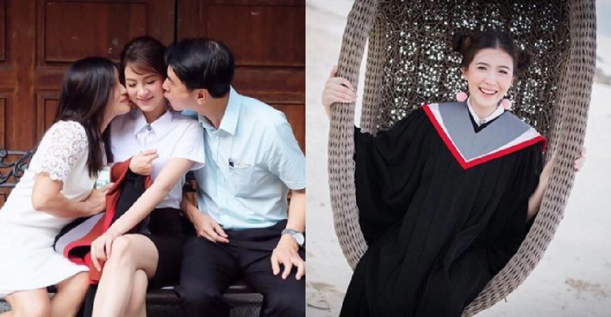 ใบเฟิร์น-โฟกัสซ้อมรับปริญญา ใบเฟิร์น-โฟกัสซ้อมรับปริญญา