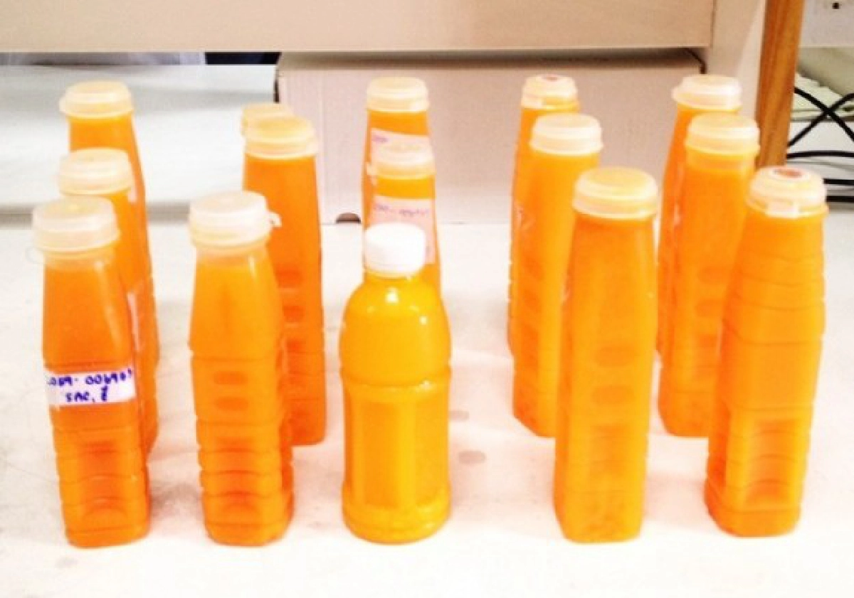 เผยผลตรวจน้ำส้มคั้นขวด ตกมาตรฐานทุกตัวอย่าง