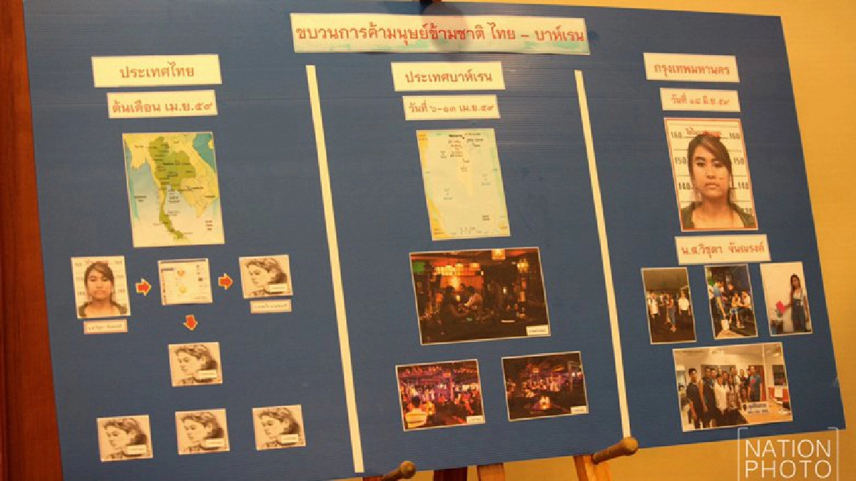 จับแก๊งค้ามนุษย์ตุ๋นสาวไทยค้าประเวณีบาห์เรน