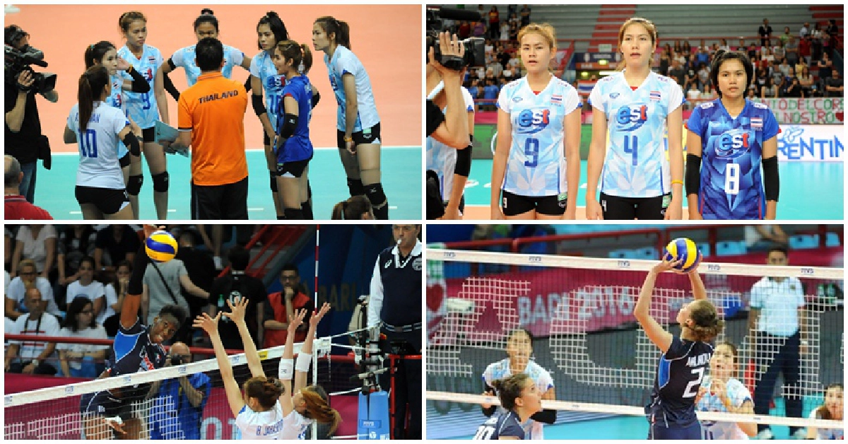 ตบสาวไทยเฉือนอิตาลี สร้างประวัติศาสตร์หน้าใหม่ ตบสาวไทยเฉือนอิตาลี สร้างประวัติศาสตร์หน้าใหม่
