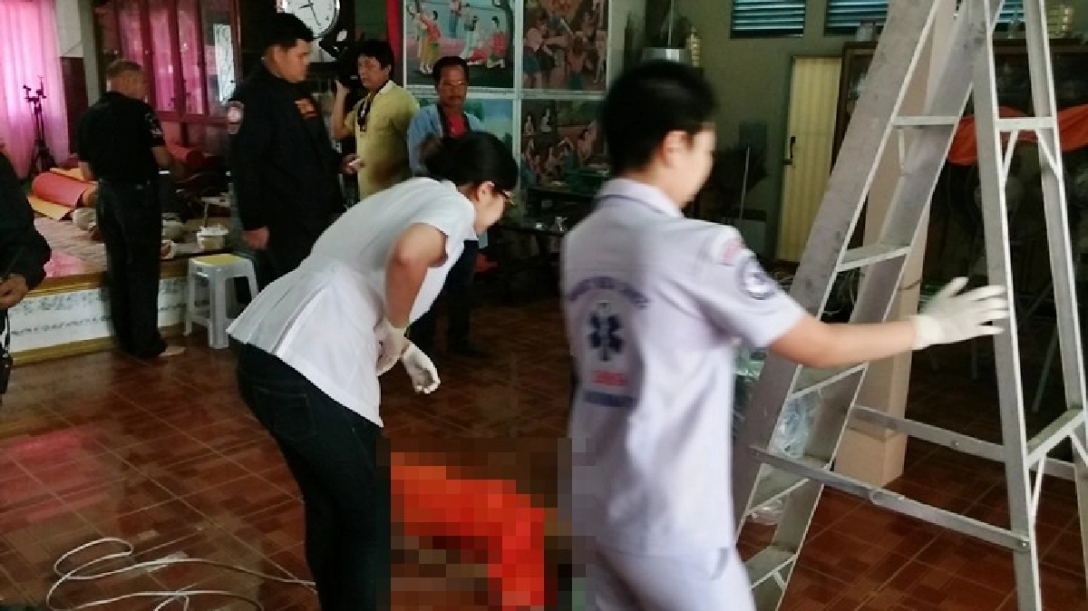 หลวงตาวัย79เครียดป่วยผูกคอตาย