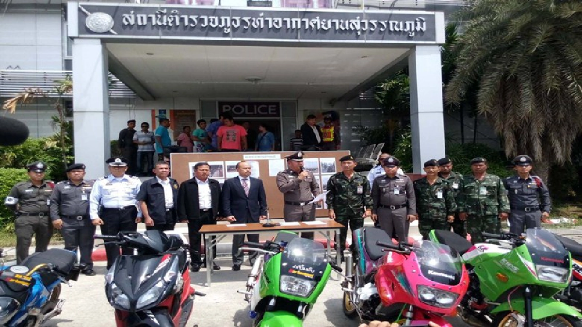 จับเด็กแว้นประลองความเร็วในสุวรรณภูมิ จับเด็กแว้นประลองความเร็วในสุวรรณภูมิ