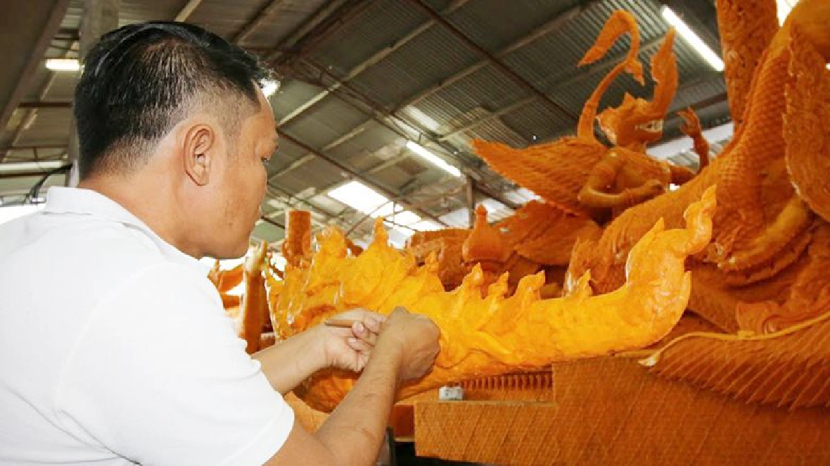 เร่งมือทำ‘เทียนพรรษา’สุดอลังการรับนักท่องเที่ยว