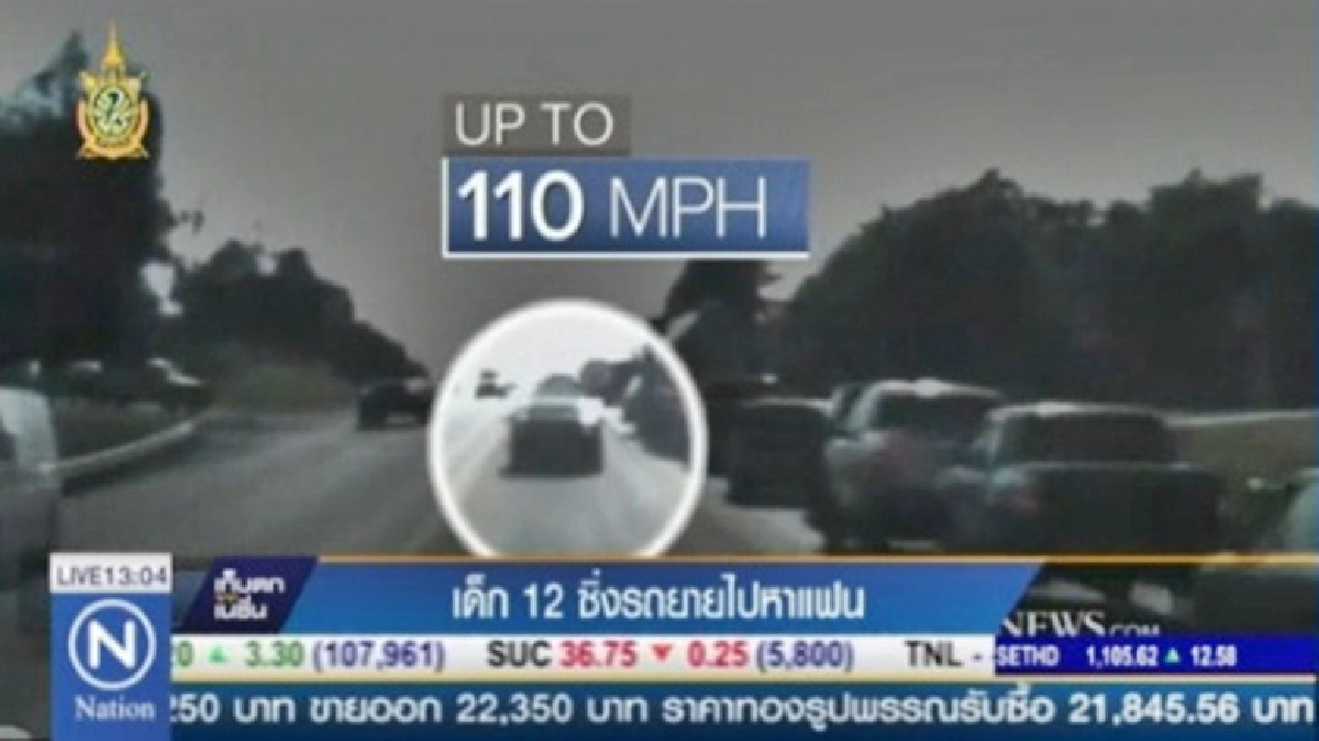 ด.ญ.วัย12ซิ่งท้านรก180กม.ต่อชม.