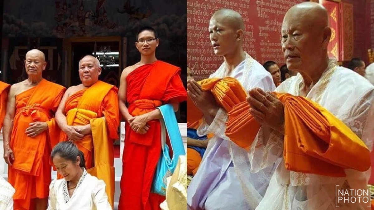 อดีตรองนายกฯลาวเข้าพิธีอุปสมบทเป็นพระภิกษุ อดีตรองนายกฯลาวเข้าพิธีอุปสมบทเป็นพระภิกษุ