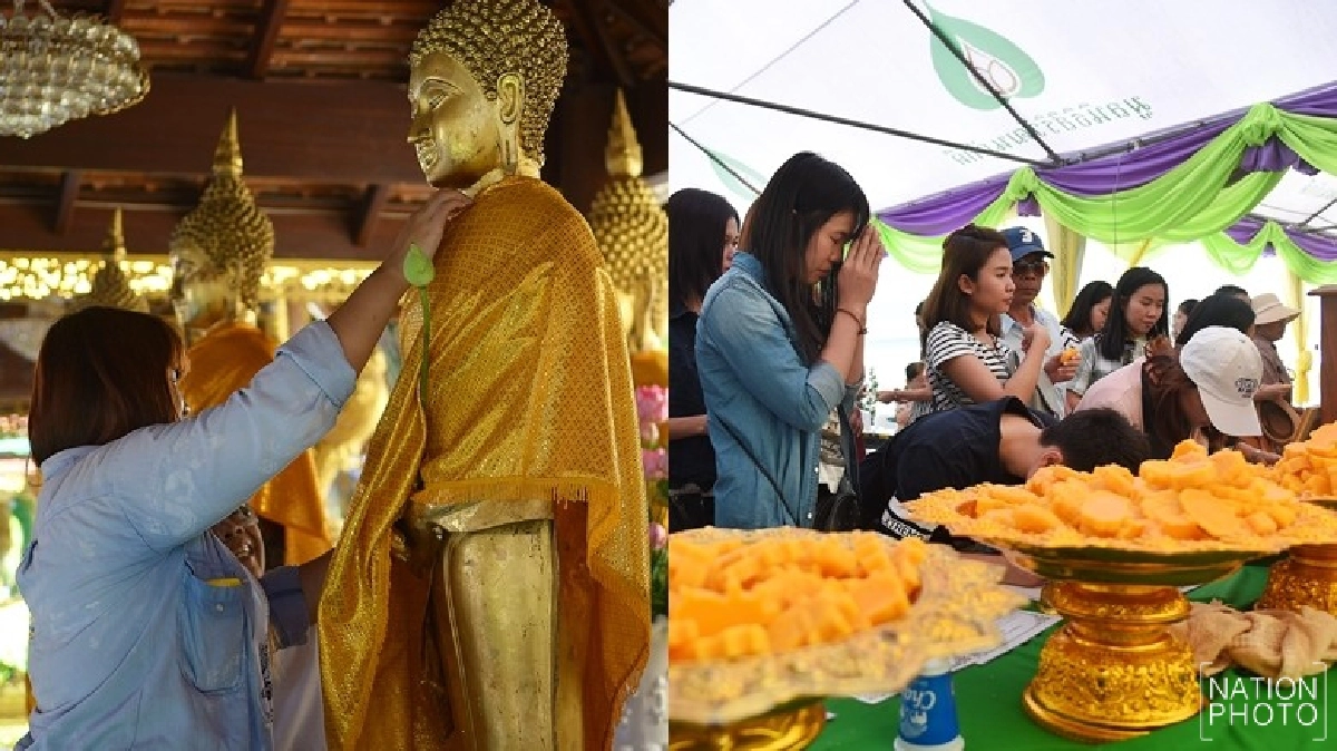 ชาวพุทธหลั่งไหลทำบุญวันอาสาฬหบูชา-เข้าพรรษา ชาวพุทธหลั่งไหลทำบุญวันอาสาฬหบูชา-เข้าพรรษา