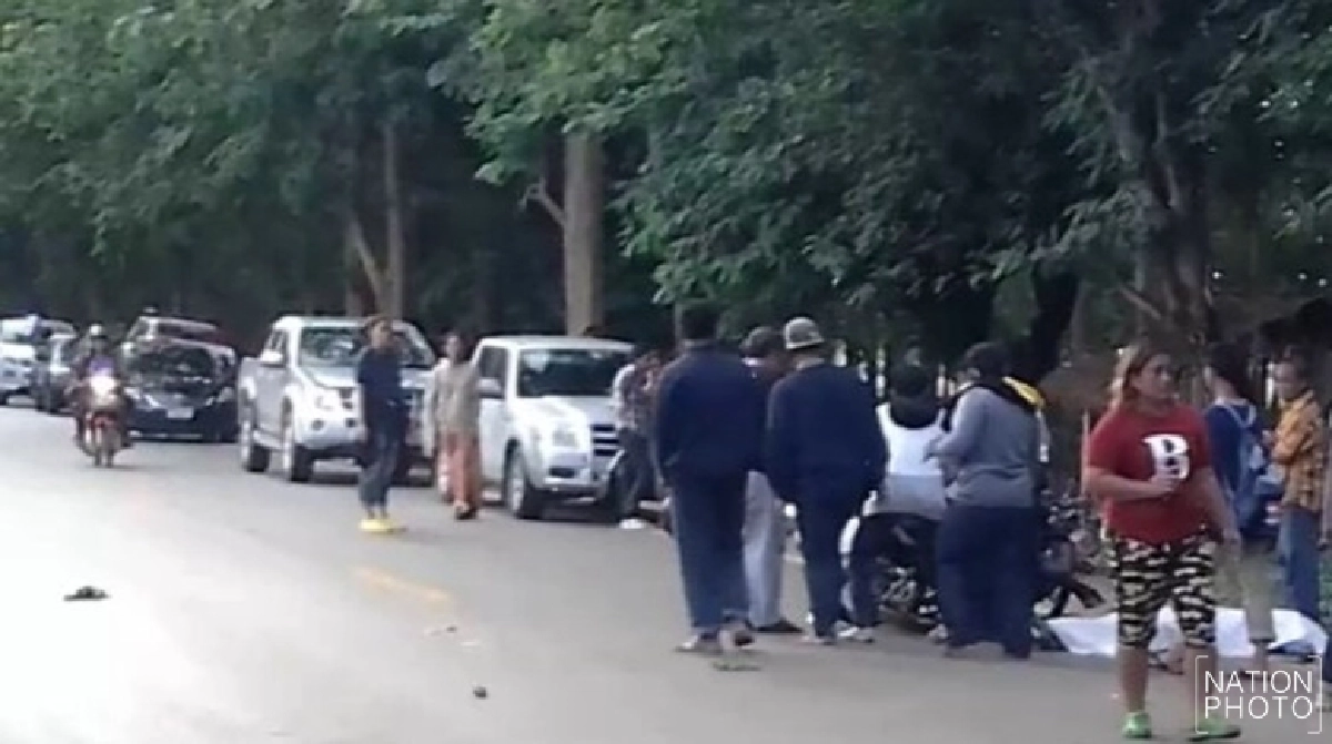 แว้นอุทัยธานีจับกลุ่มซิ่งเสียหลักชนกับกระบะดับ4ศพ