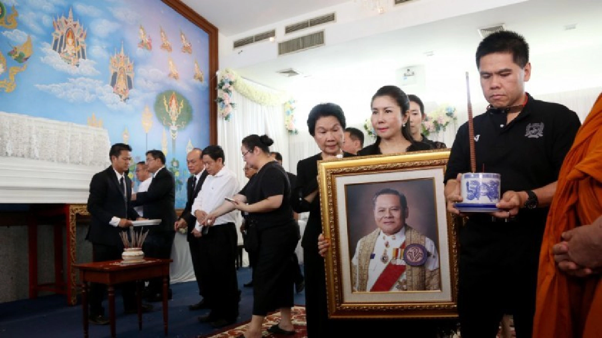 เคลื่อนศพ“บรรหาร”จากสุพรรณฯมาวัดเทพศิรินทร์ฯ