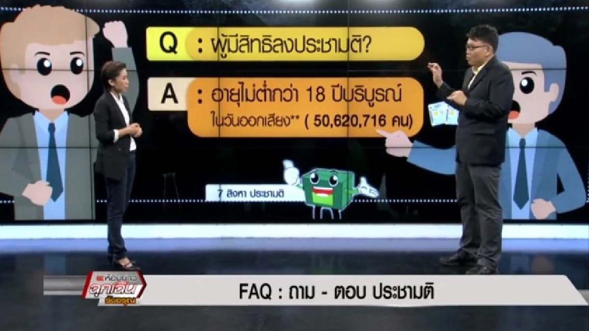ถาม - ตอบ ประชามติ ถาม - ตอบ ประชามติ
