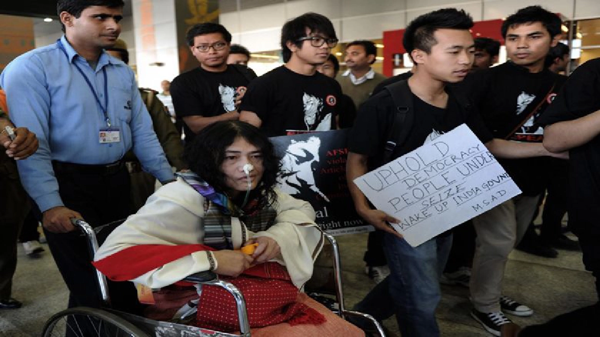 16 ปีของการอดอาหารประท้วงของ"นางสิงห์เหล็กแห่งมณีปุระ” 16 ปีของการอดอาหารประท้วงของ"นางสิงห์เหล็กแห่งมณีปุระ”