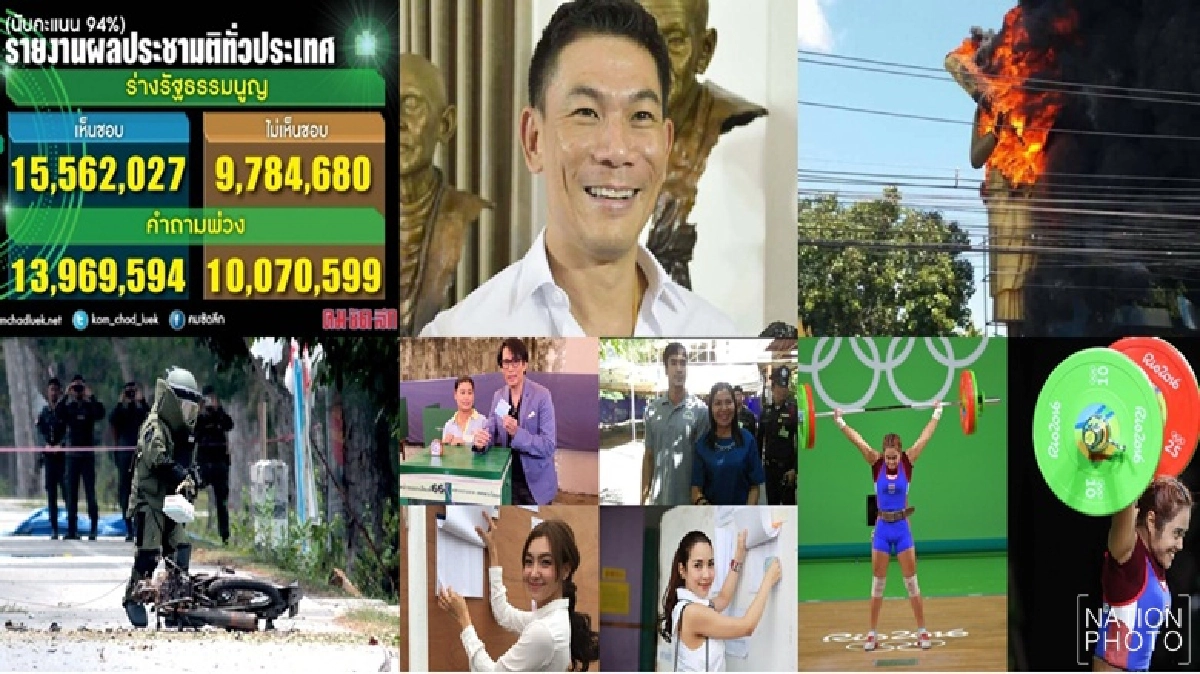 สรุปข่าวเด่นรอบวันคมชัดลึกประจำวันที่7ส.ค.2559 สรุปข่าวเด่นรอบวันคมชัดลึกประจำวันที่7ส.ค.2559