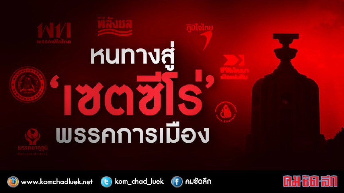 หนทางสู่ "เซ็ทซีโร่" พรรคการเมือง  
