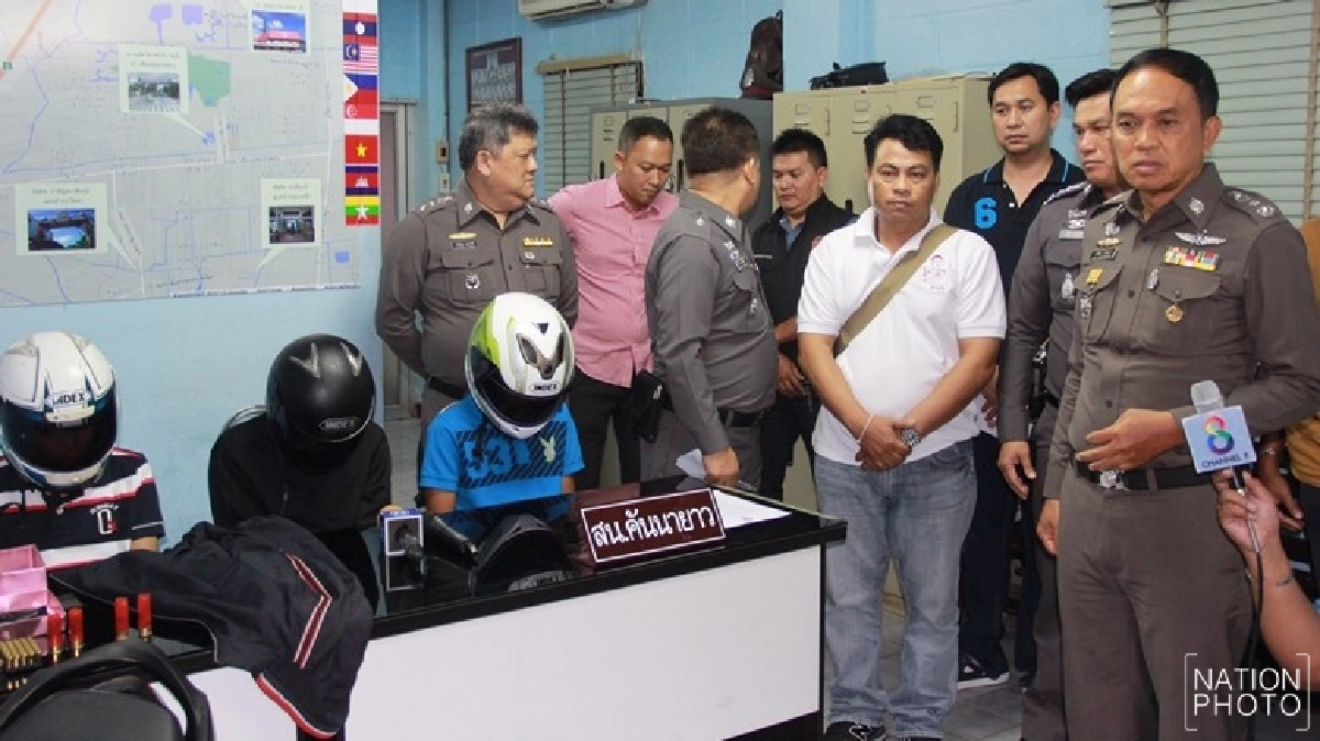 จับ3โจ๋ พยายามฆ่า ยิงด.ต.คิดว่าอริ