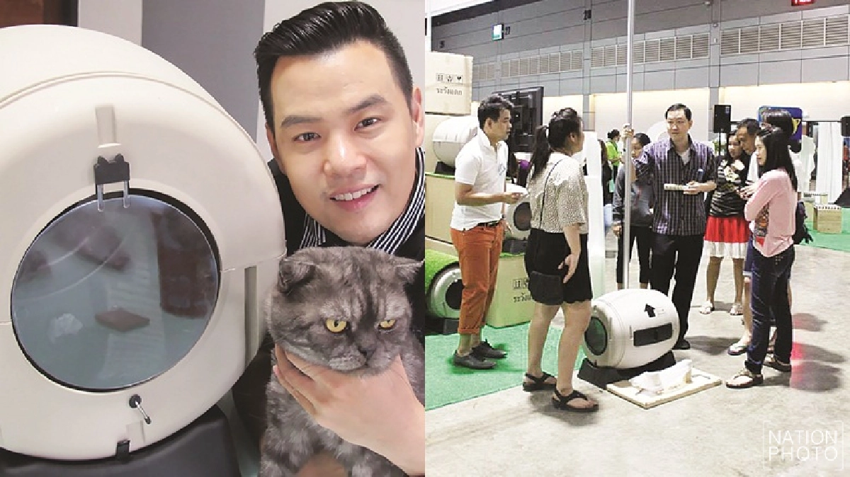 'Litter Twister'ห้องน้ำแมวอัจฉริยะแรงบันดาลใจด้วยฝีมือคนไทย 'Litter Twister'ห้องน้ำแมวอัจฉริยะแรงบันดาลใจด้วยฝีมือคนไทย