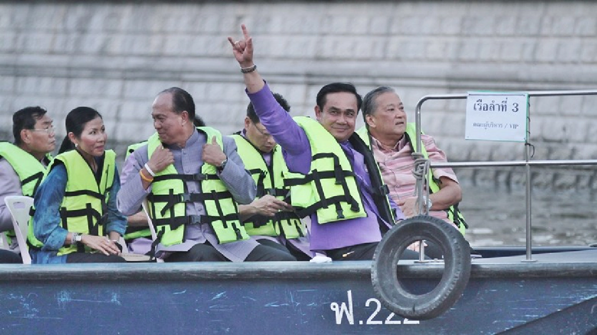 นายกฯขอบคุณ กทม.เปิดเดินเรือคลองผดุงฯ นายกฯขอบคุณ กทม.เปิดเดินเรือคลองผดุงฯ