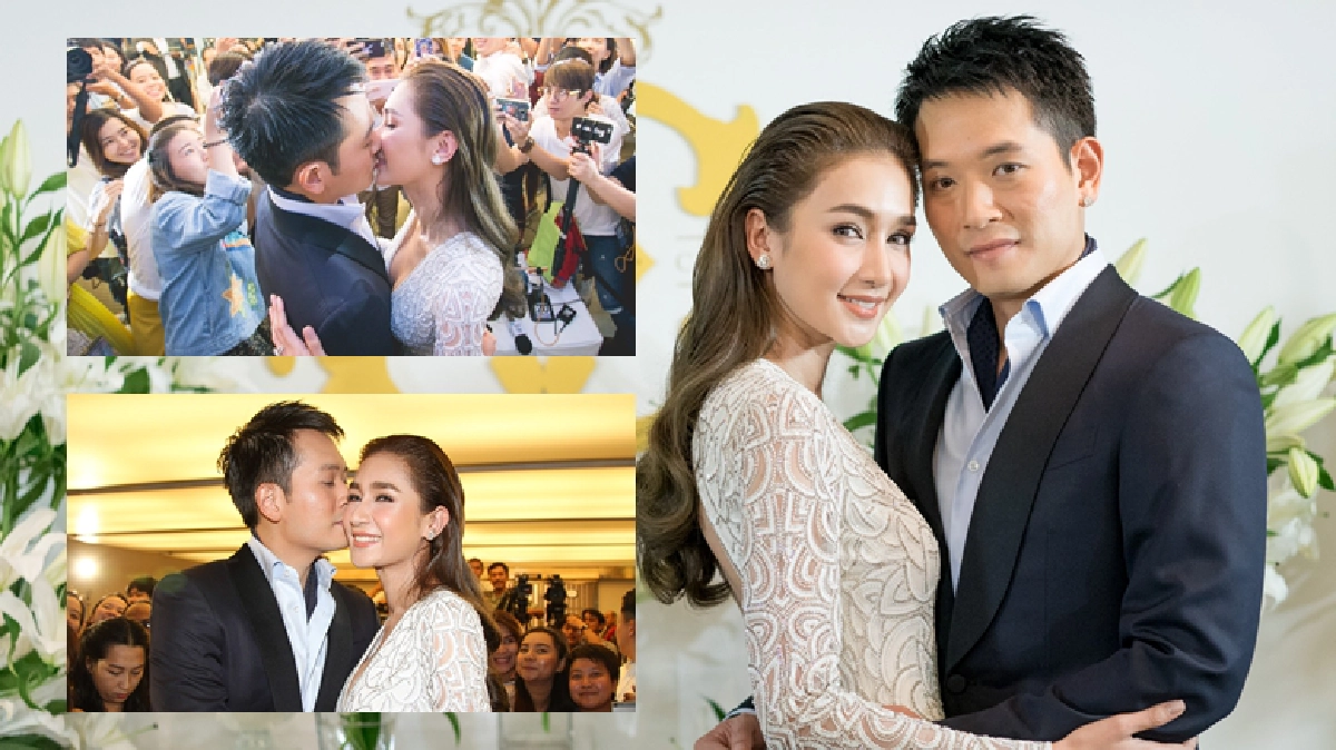 “เนย-อาร์ม” ฉลองวิวาห์ชื่นมื่น “เนย-อาร์ม” ฉลองวิวาห์ชื่นมื่น